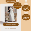 váy công sở dáng dài
