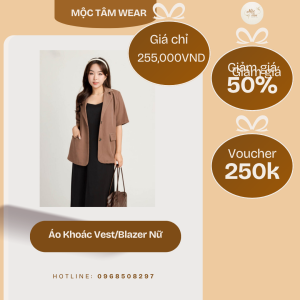 Áo khoác blazer nữ